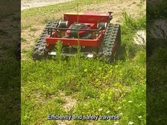 หุ่นยนต์ตัดหญ้าควบคุมระยะไกลใช้แก๊สอเนกประสงค์ 190CC