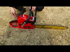 58CC ไร้สาย 2 จังหวะเลื่อยลูกโซ่เบนซิน 20 นิ้วเลื่อยลูกโซ่สำหรับตัดไม้