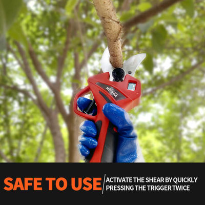 Safety Lock Cordless Electric Pruning Shears Grape Scissors Chargeable Pruner 21v