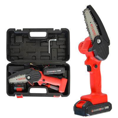 4 Inch Cordless Battery Powered Handheld Mini Chainsaw For Tree Branch