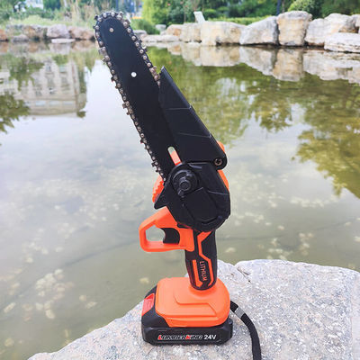 Portable Handheld Mini Lithium Electric Chainsaw 6 Inch Cordless Rechargeable Chainsaws