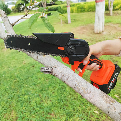 Portable Handheld Mini Lithium Electric Chainsaw 6 Inch Cordless Rechargeable Chainsaws
