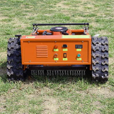 Remote Control Robot Lawn Mower Gas Powered 190CC Multi Purpose