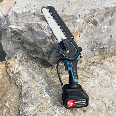 Ergonomic Handle 6 Inch Small Handheld Battery Powered Chainsaw Cordless