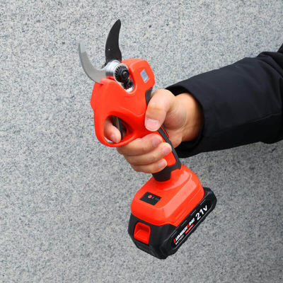 Electric Pruning Shears With LCD Digital Display Handheld Lithium Battery Powered Tool Plant Pruning