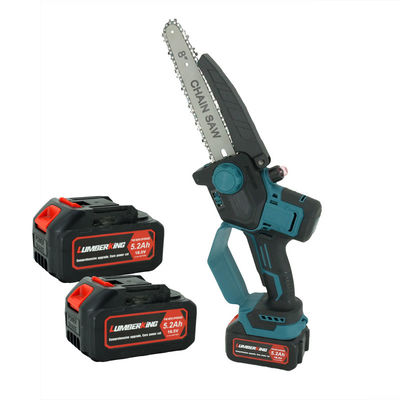 Lithium Battery Powered DIY Cordless Mini Electric Chainsaw 8 Inch With Brushless Motor Saw Chains