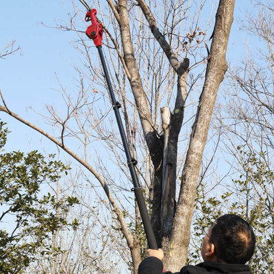 Electric High Branch Pruning Set Lithium Battery Cordless Handheld Telescopic Pole Tree Branch Pruning Shear Pruner