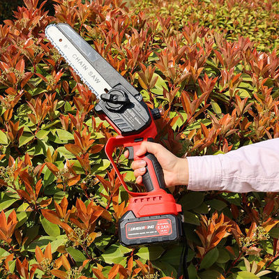 Rechargeable Lithium Cordless 8 Inch Mini Chainsaw With Battery Lithium Chainsaw Single Hand