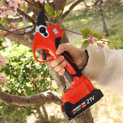 Cordless Electric Battery Garden Tree Pruner Power Shears For Branch Cutter Pruning Shear