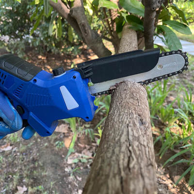 Cordless Brushless Chainsaw 6 Inch Lithium Battery Operated Electric Tree Cutting Machine