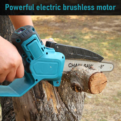 8 Inch Cordless Pole Chainsaw Telescopic Electric Chain Saw With Auto Oil Pump And Brushless Engine