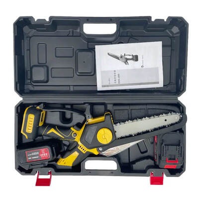 6 Inch Brushless Mini Portable Lithium Electric Chain Saw Rechargeable Cordless Handheld Chainsaw