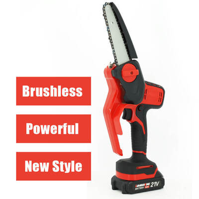 6-Inch Telescopic Handle Rechargeable Battery Operated Electric Cordless Chainsaw DIY Mini Handheld Chainsaw