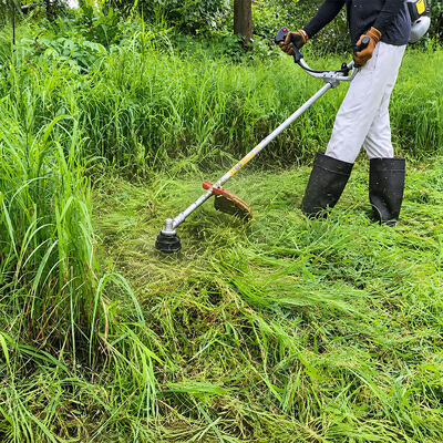 Backpack Multi-Functional Gasoline Brush Cutter & Grass Trimmer Kit, Heavy-Duty Petrol Weed Eater with Flexible Shaft, Rotary Tiller, Paddy Weeder & Harvester for Farm & Slopes