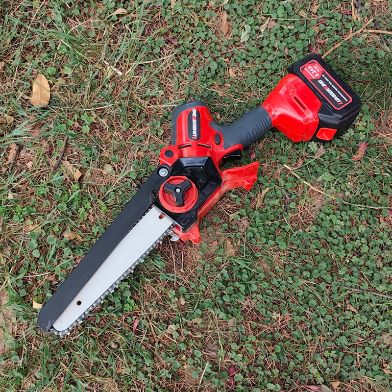 8 Inch Garden Tool Cordless ChainSaw Wood Cutting Machine Lithium Battery Power Chain Saws