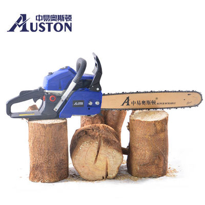 2 จังหวะ 20'' 54.6cc น้ำมันเบนซินเลื่อยลูกโซ่กระบอกเดียวสำหรับไม้