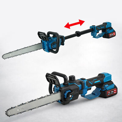 12 Inch 550W 21V Electric Pole Chainsaw Cordless Telescopic Chainsaw for Tree Trimming